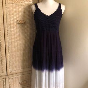 New knit bodice ombré maxi dress!